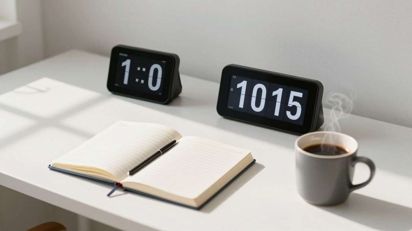 Notebook and timer for tracking supplement organization tasks